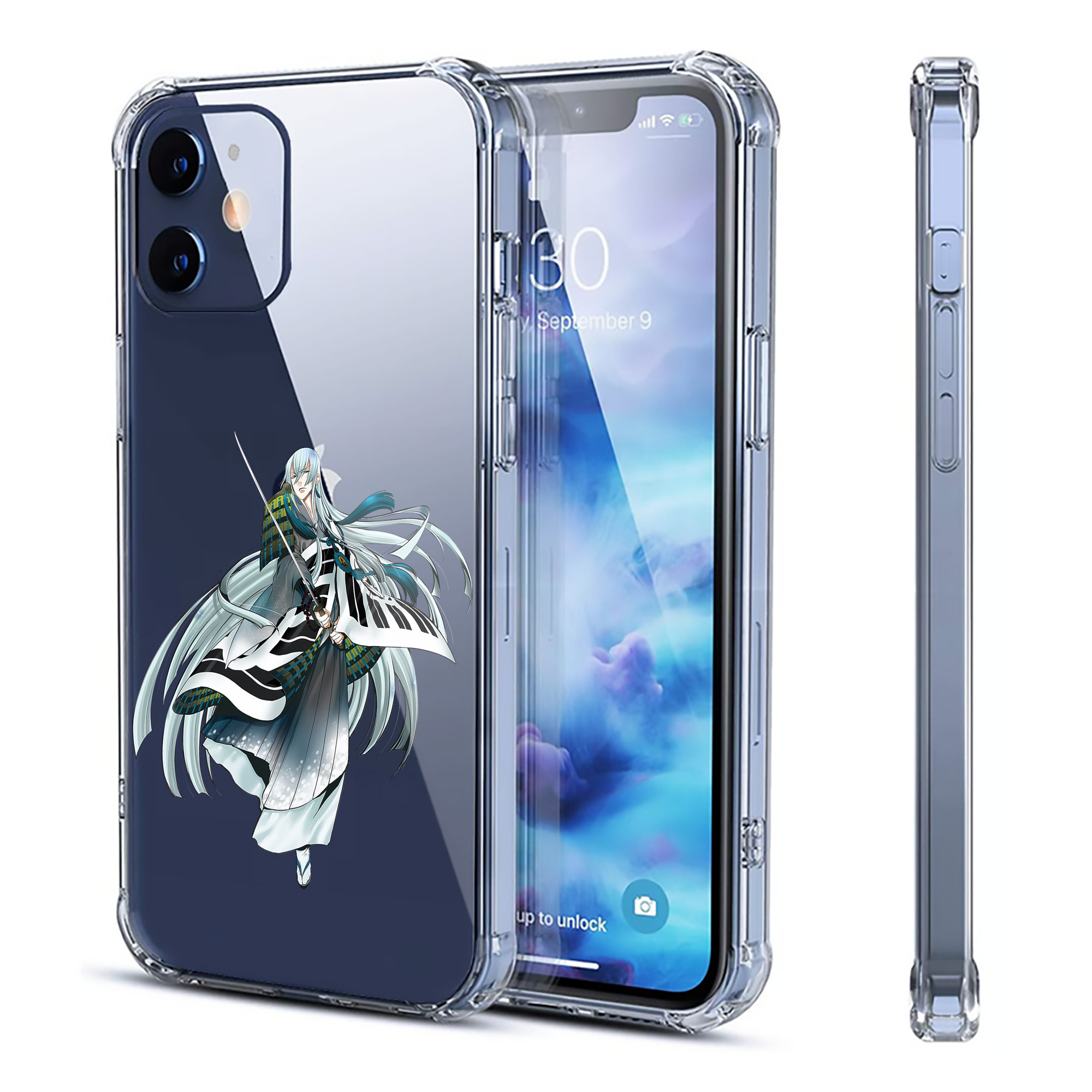 （画像用） 刀剣乱舞 Touken Ranbu 【iPhone 12シリーズ対応】透明スマホケース（クリアソフトケース）